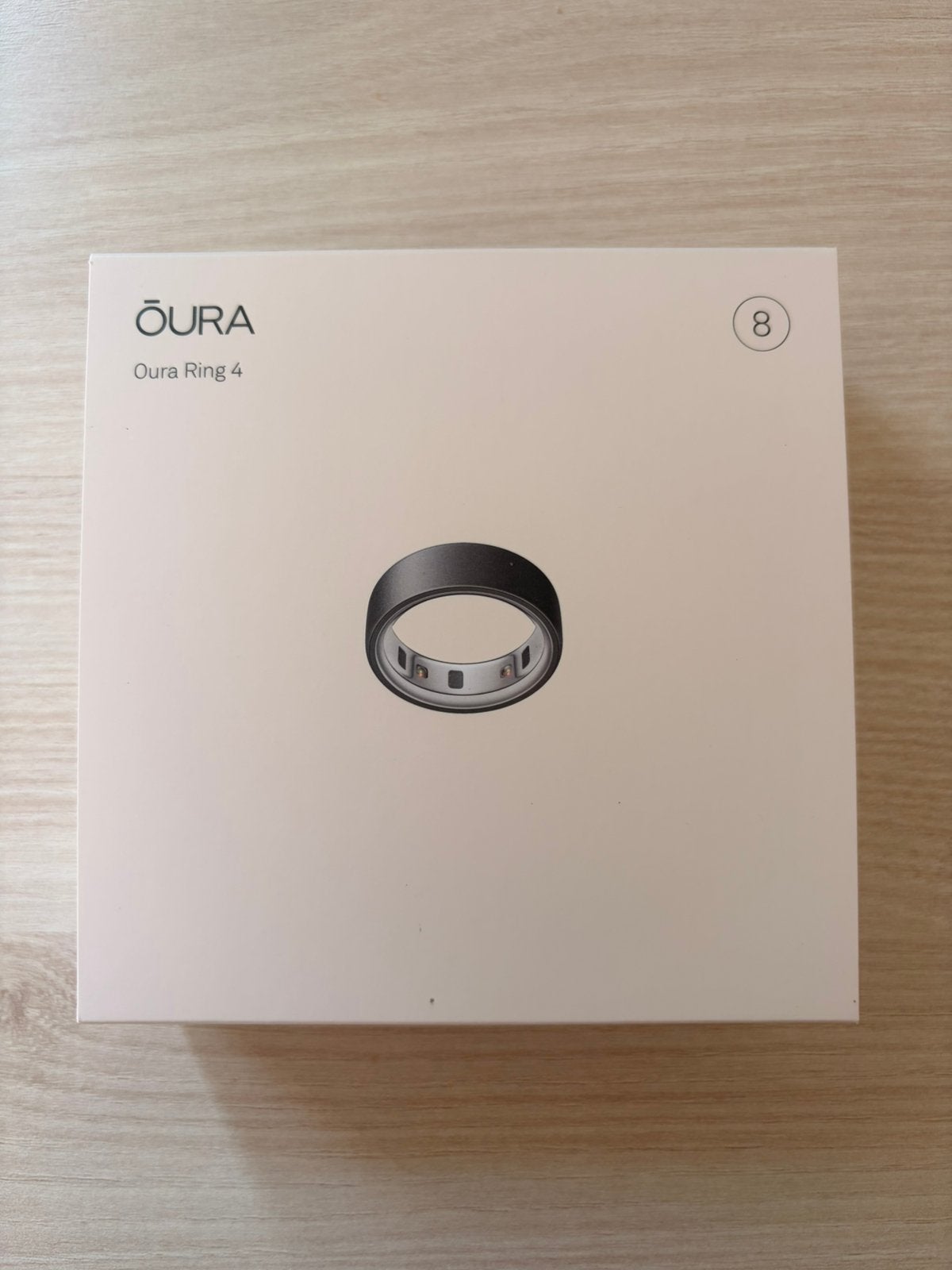 Oura Ring 4 Stealth Size 8 – Brand New & Sealed, Ophalen, Zwart, IOS, Nieuw