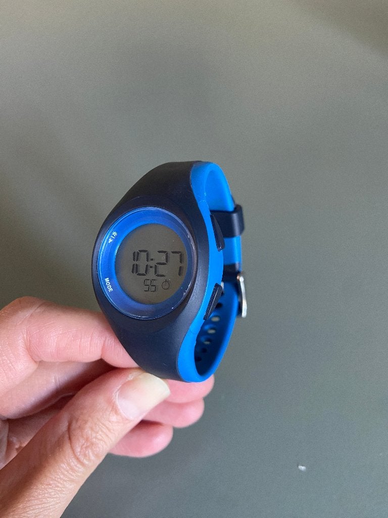 Digitale jongens horloge met extra functies, Ophalen of Verzenden, Zo goed als nieuw, Blauw, Jongen
