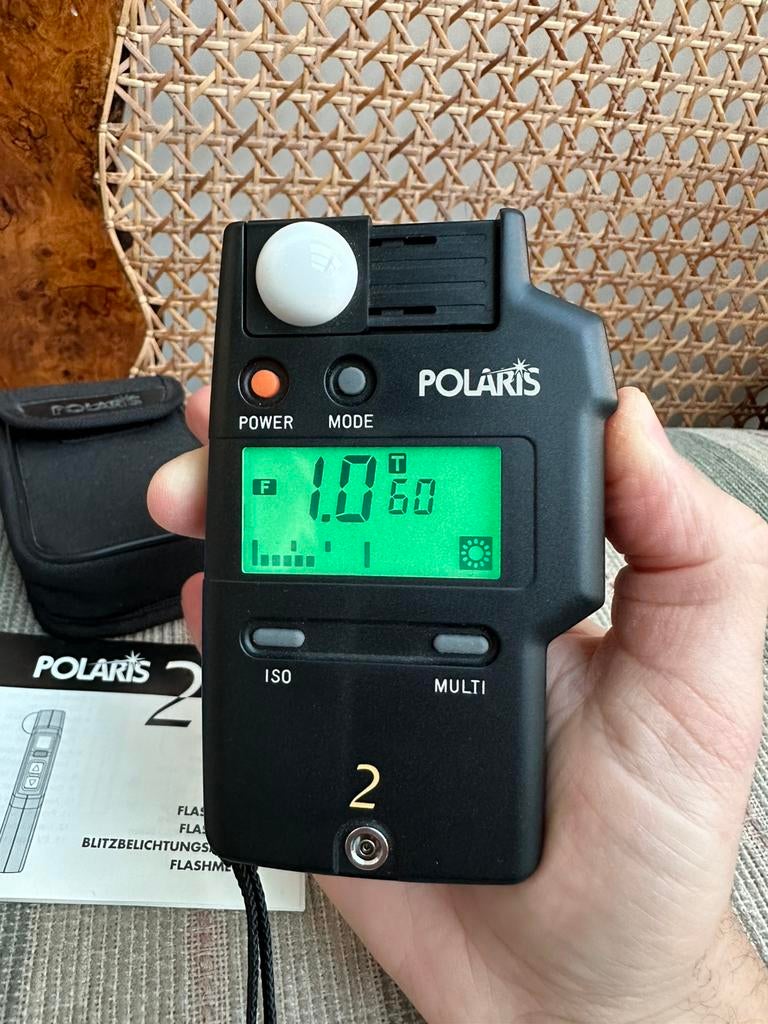 Polaris 2 Lichtmeter Flitsmeter Licht Light Flits Meter, Audio, Tv en Foto, Fotografie | Flitsers, Zo goed als nieuw, Ophalen of Verzenden