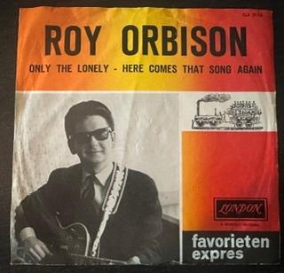 Roy Orbison Goodnight + Only the Lonely 7" singles London, Gebruikt, 7 inch, Single, Ophalen of Verzenden