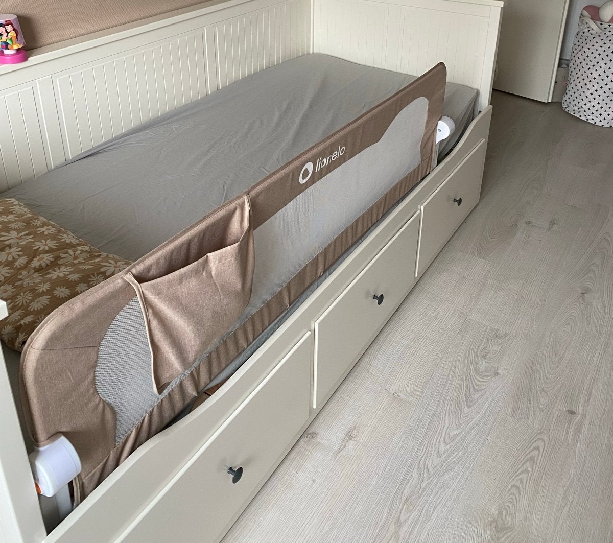 Lionelo Bedrek beige bedhekje - zo goed als nieuw, Ophalen, Zo goed als nieuw, Overige typen