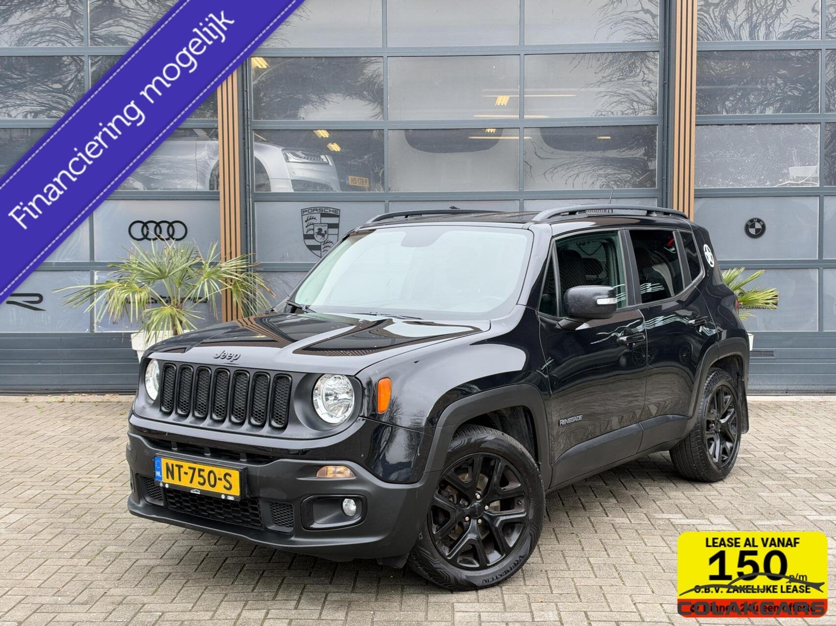 Jeep Renegade 1.6 E-Torq Longitude NAP-Trekhaak-Carplay, Auto's, Voorwielaandrijving, Gebruikt, 4 cilinders, Zwart