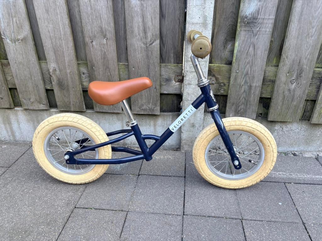 Veloretti loopfiets Blue Yonder, Ophalen, Zo goed als nieuw, Minder dan 16 inch