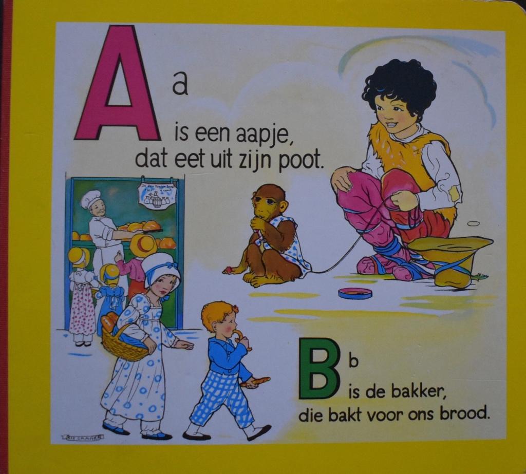 Rie Cramer: A is een aapje... (karton), Gelezen, 5 of 6 jaar, Fictie algemeen, Jongen of Meisje
