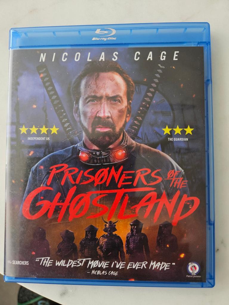 Prisoners of the Ghostland Blu-ray - Nicolas Cage, Cd's en Dvd's, Blu-ray, Ophalen of Verzenden, Zo goed als nieuw, Actie