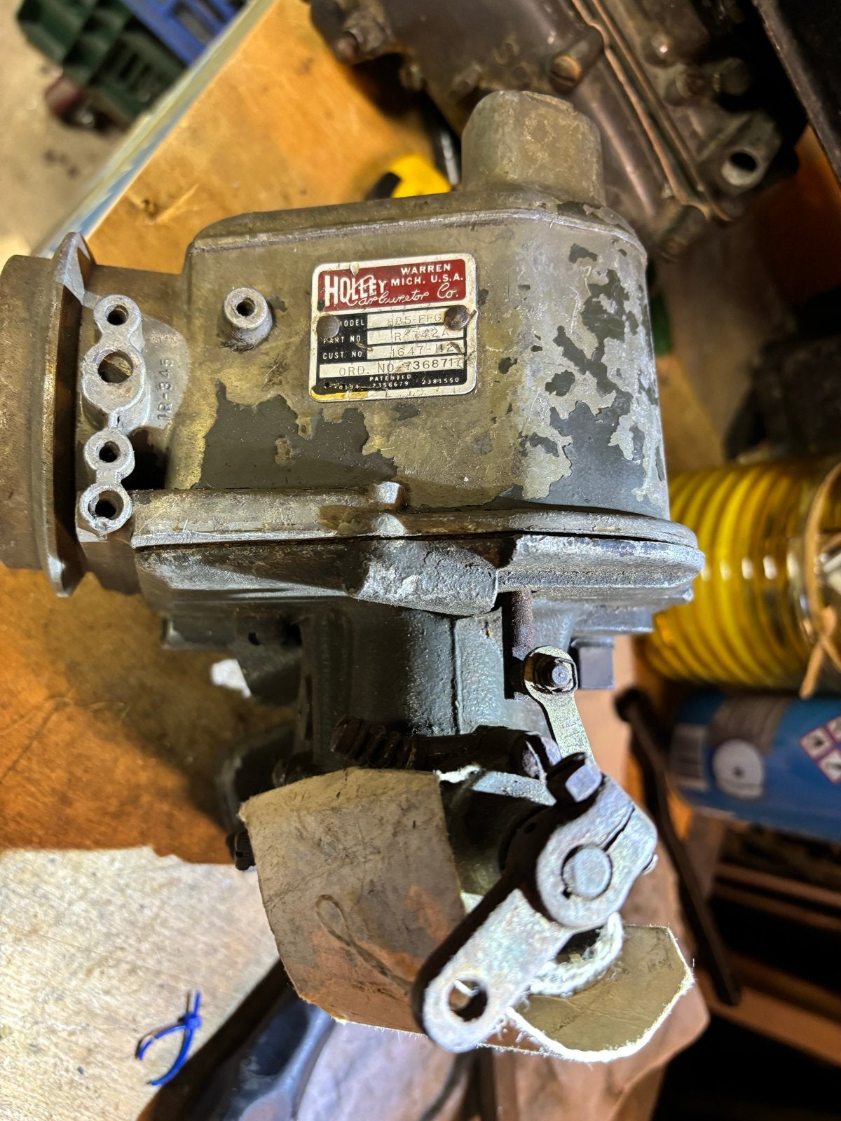 Holley 885-FFG Carburateur - Klassieke Amerikaanse Auto's, Ophalen of Verzenden, Gebruikt, Amerikaanse onderdelen