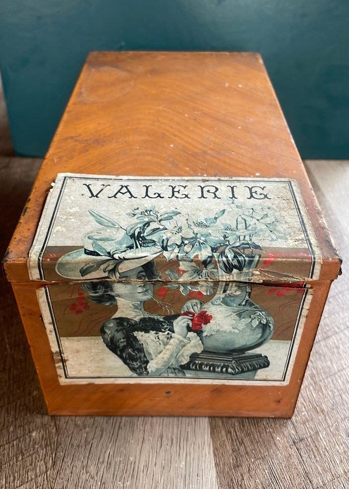 Uniek sigarenblik Claris-“Valerie” jaren ‘30, Verzenden, Gebruikt, Overige