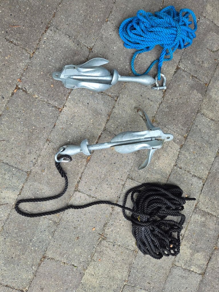 Paraplu Anker 4 Kilo Incl. Ankerlijn & D-aansluiting (2 st.), Ophalen, Gebruikt, Overige typen