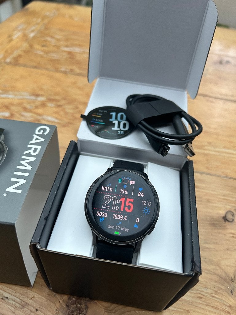 Garmin Venu 4 - 45 mm smartwatch, Sieraden, Tassen en Uiterlijk, Smartwatches, GARMIN, Zwart, Ophalen of Verzenden, Zo goed als nieuw