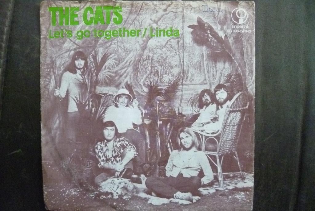 the cats - let's go together  /  linda, Cd's en Dvd's, Vinyl Singles, Overige genres, 7 inch, Single, Ophalen of Verzenden