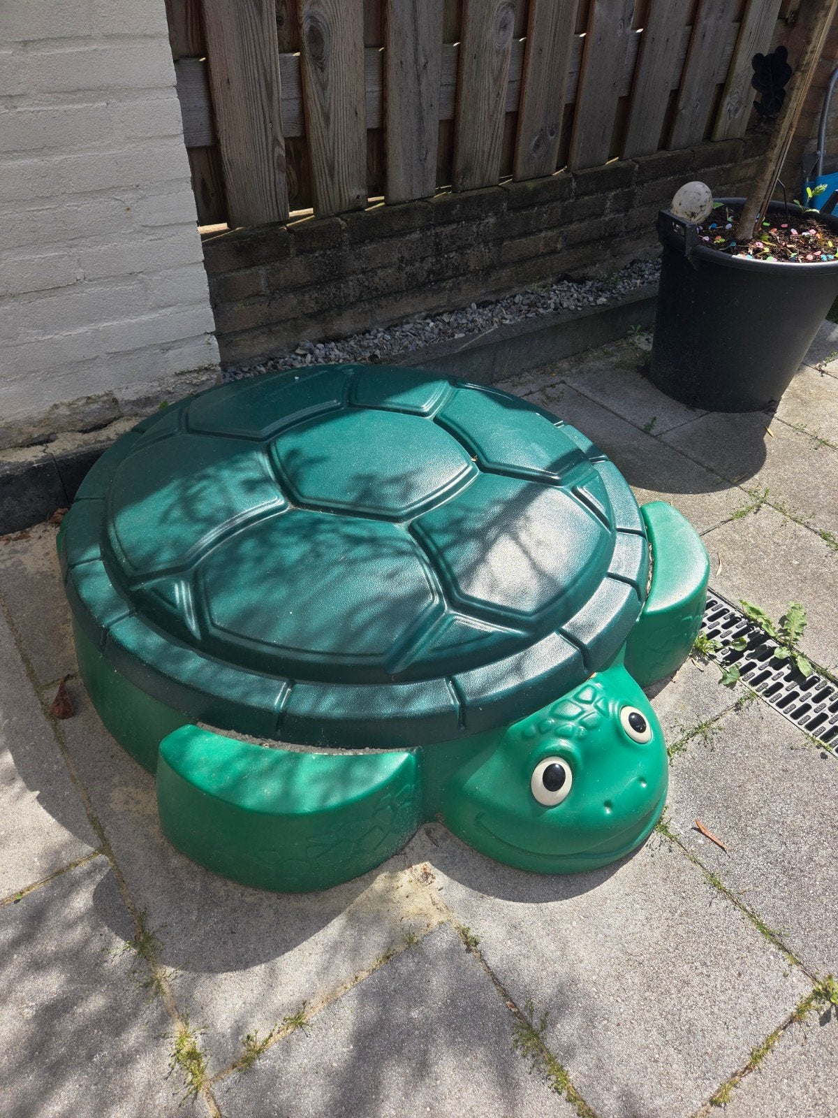 Little Tikes Schildpad zandbak met deksel, Ophalen, Gebruikt