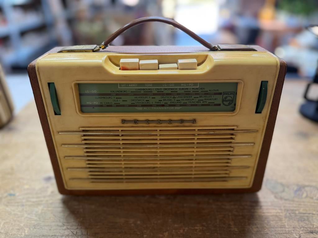 Philips jaren 50 retro vintage radio, Ophalen of Verzenden, Zo goed als nieuw