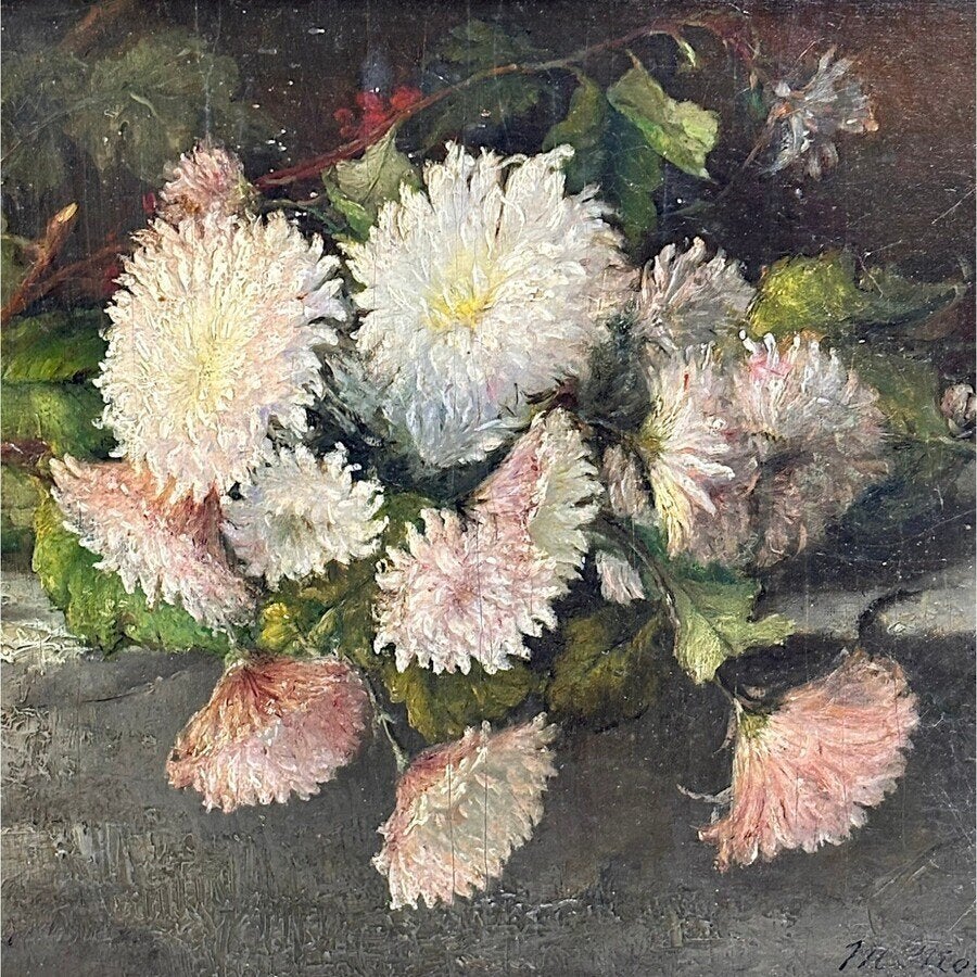 Maria Aletta Femmigje 'Marie' Molijn (1837-1932) - Bloemen, Ophalen of Verzenden