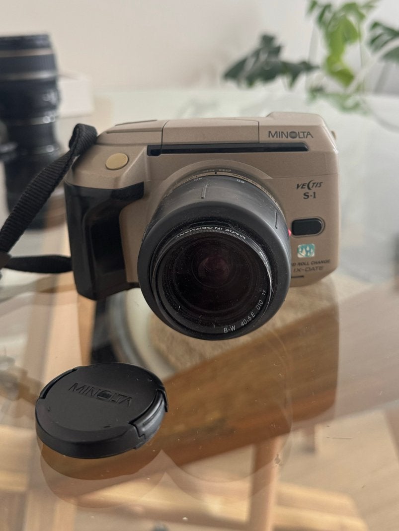 Minolta Vectis S-1 camera - Staat onbekend, Ophalen of Verzenden, Niet werkend, Compact, Minolta