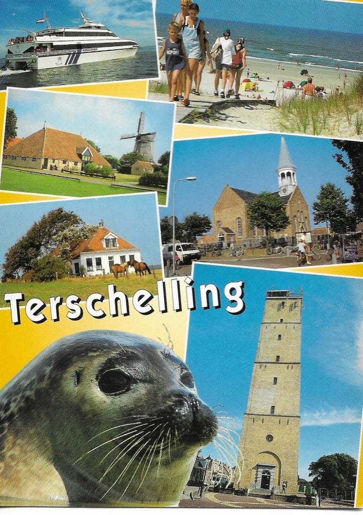 Terschelling- -7-luik., Ophalen of Verzenden, 1980 tot heden, Gelopen, Waddeneilanden