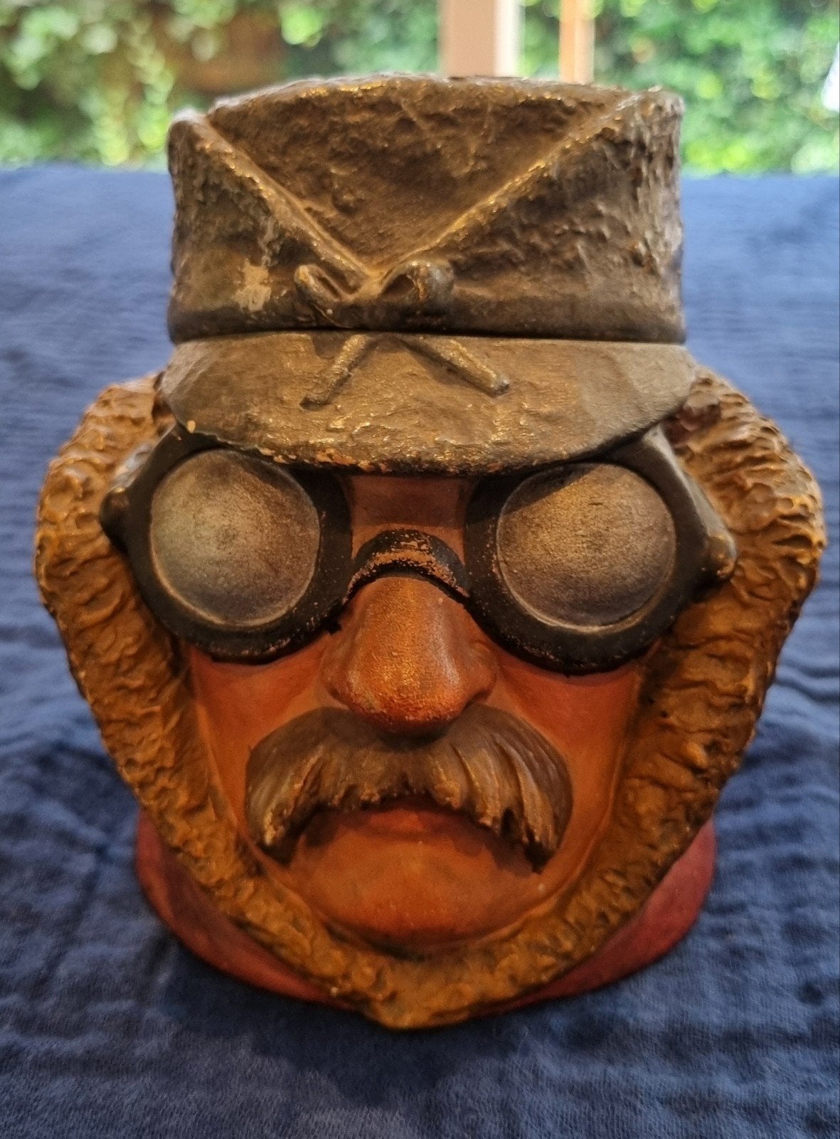 Antieke Duitse tabakspot / humidor, Ophalen