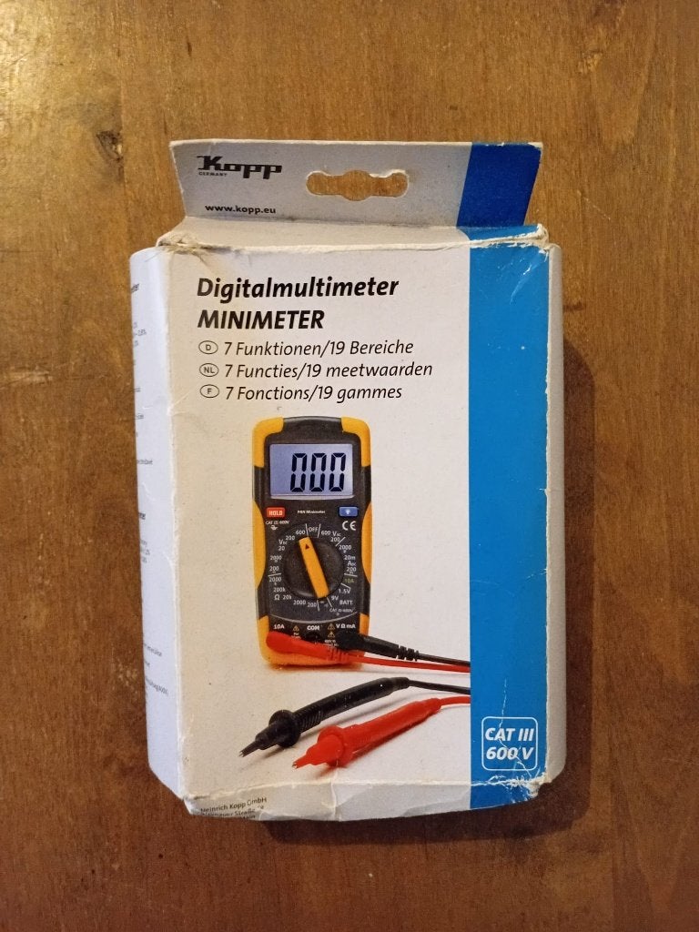 digital multimeter, Doe-het-zelf en Verbouw, Ophalen, Nieuw, Multimeter