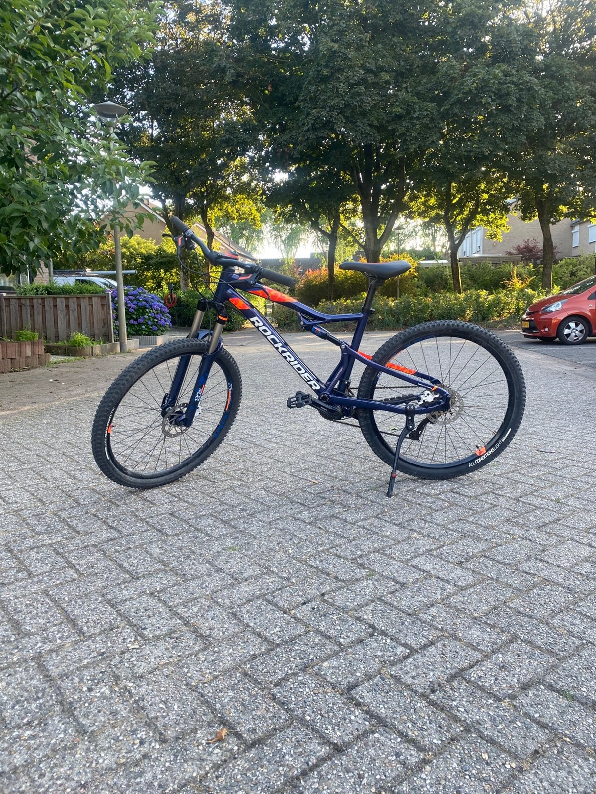 Mountain bike rockrider st540s full suspension, Ophalen, Zo goed als nieuw, Aluminium, 24 inch of meer