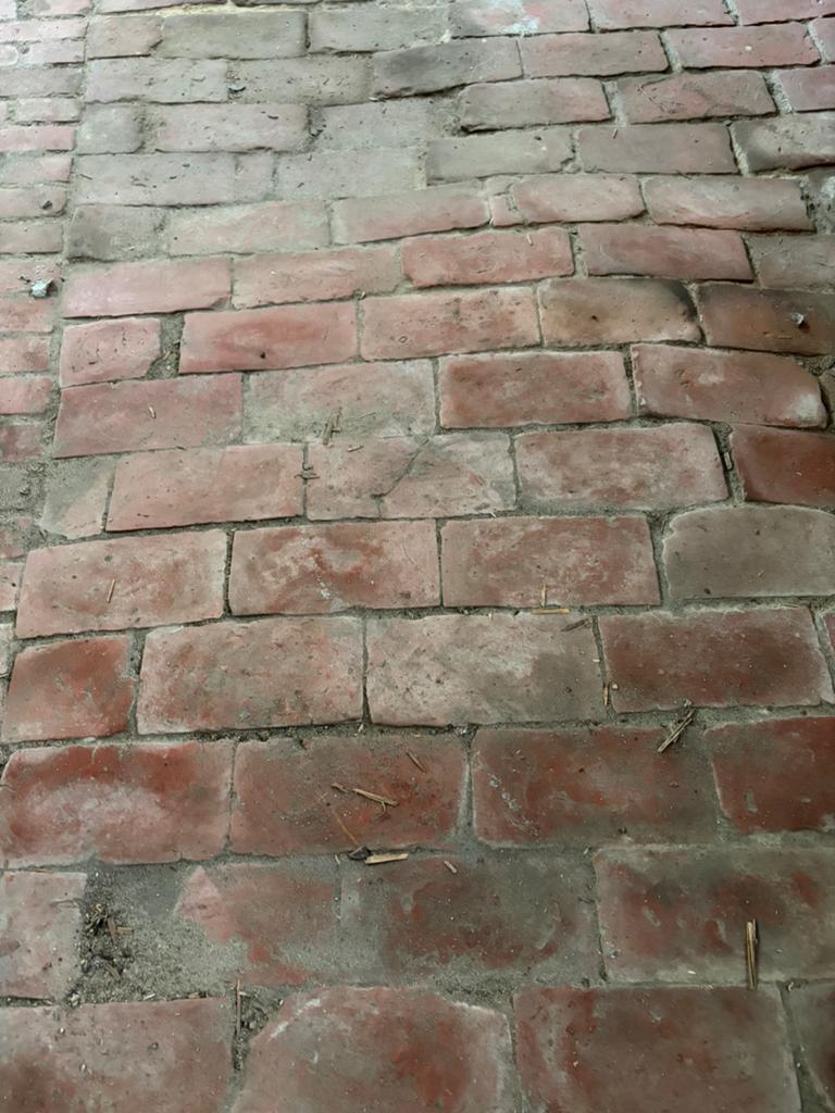 Oud hollandse estrik +/-15m2, Tuin en Terras, Ophalen, Overige materialen, Gebruikt, Klinkers