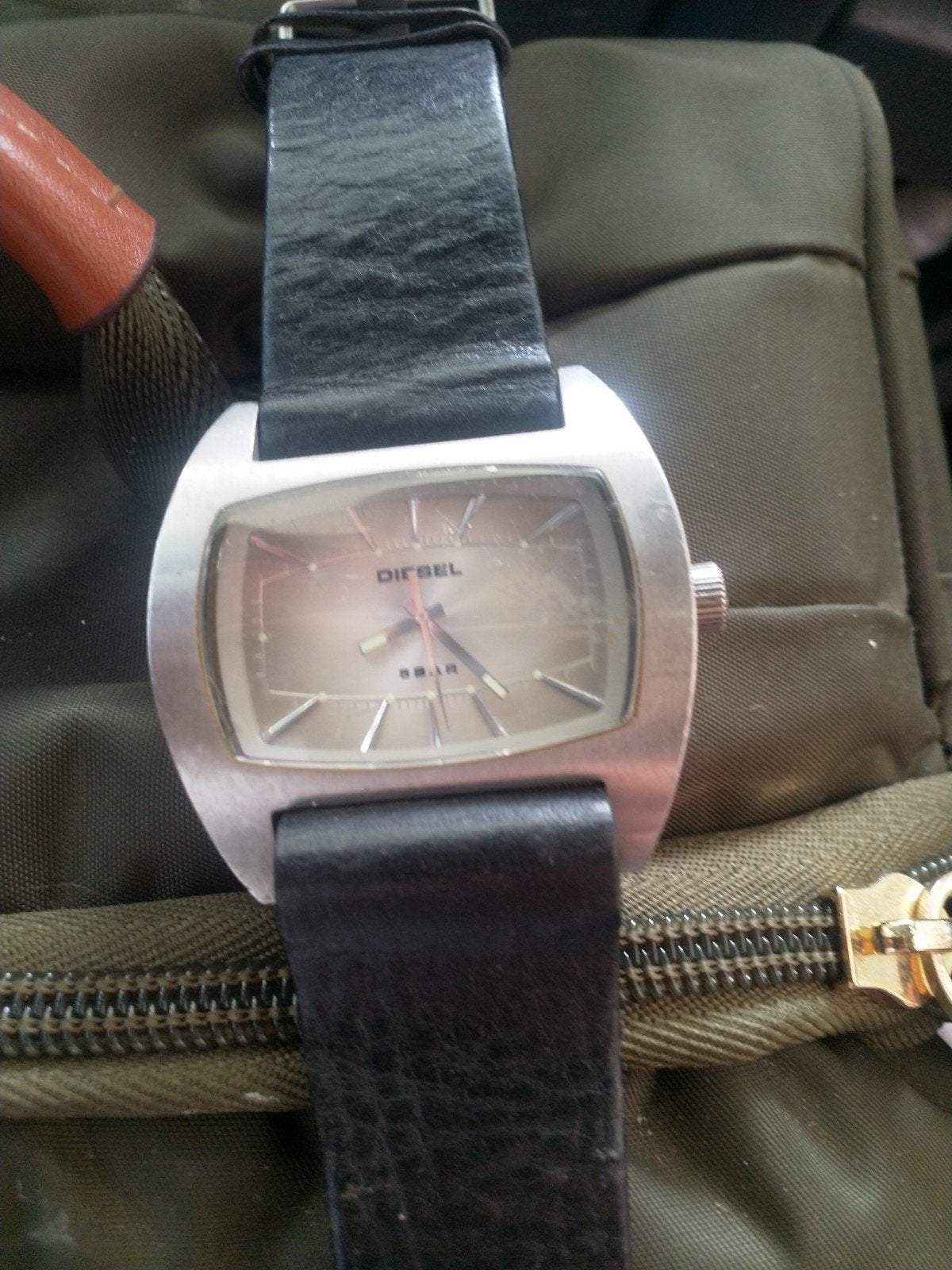 Vintage Diesel Horloge - Stijlvol Polshorloge, Overige merken, Staal, Met bandje, Polshorloge