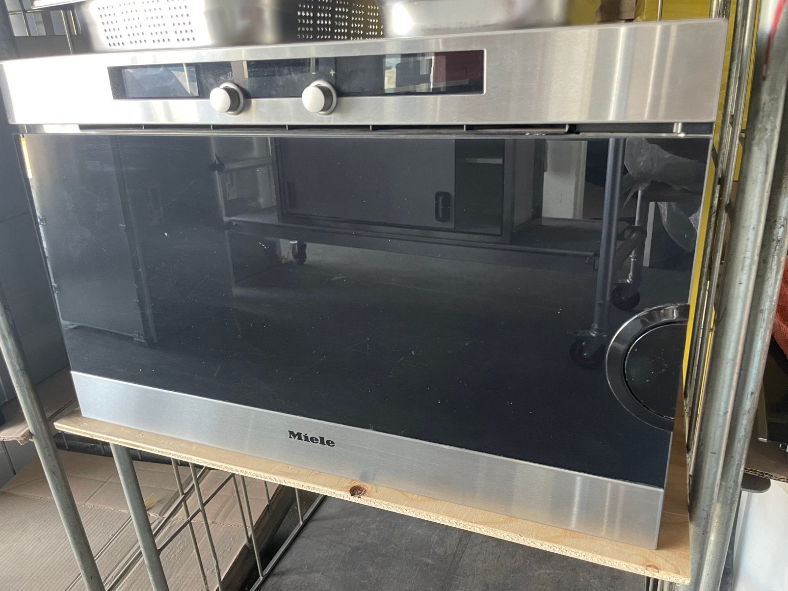 Miele stoomoven, Witgoed en Apparatuur, Ovens, Ophalen, Zo goed als nieuw, Inbouw