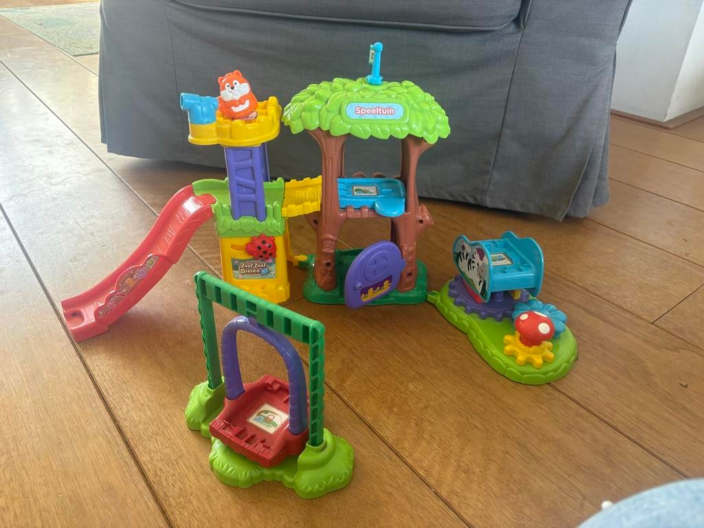 VTech Zoef Zoef Dieren Speeltuin met eekhoorn, Ophalen of Verzenden, Zo goed als nieuw, Jongen of Meisje