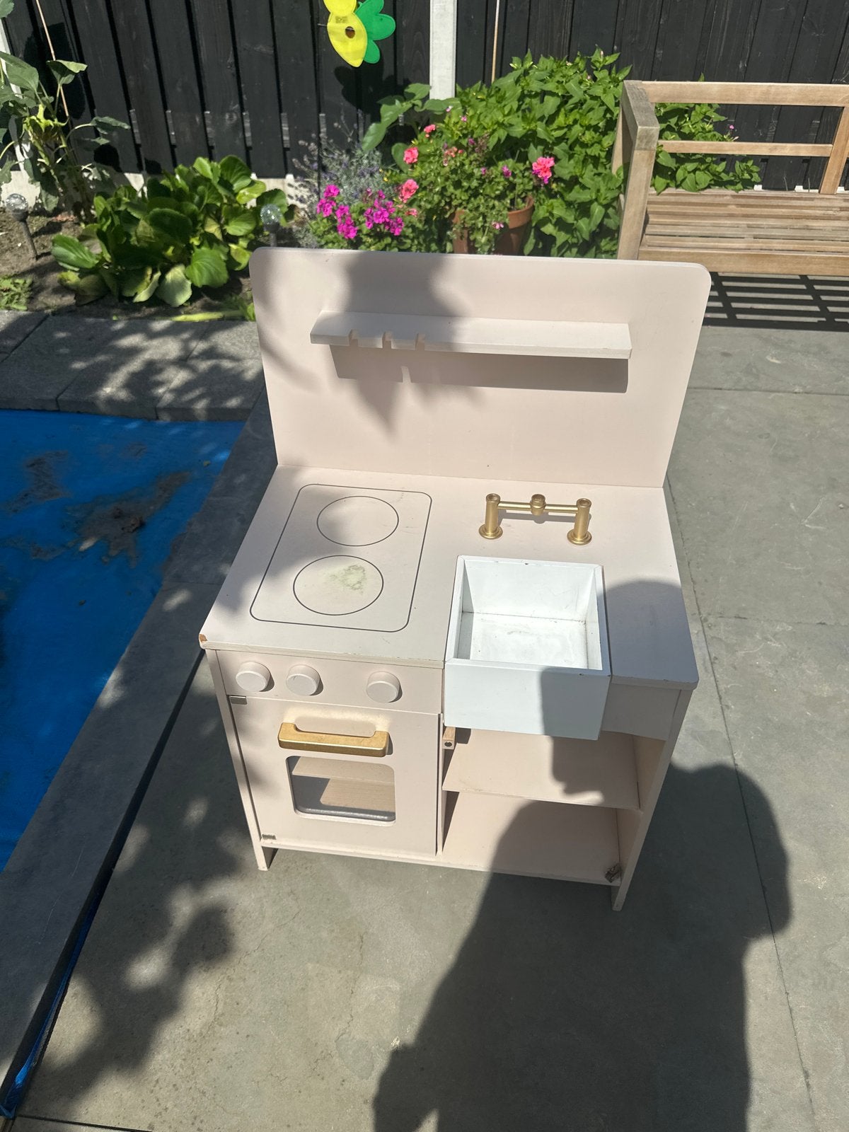 Leuke kinderkeuken, ideaal voor kleine chefs!, Ophalen, Gebruikt, Hout, Speelkeuken