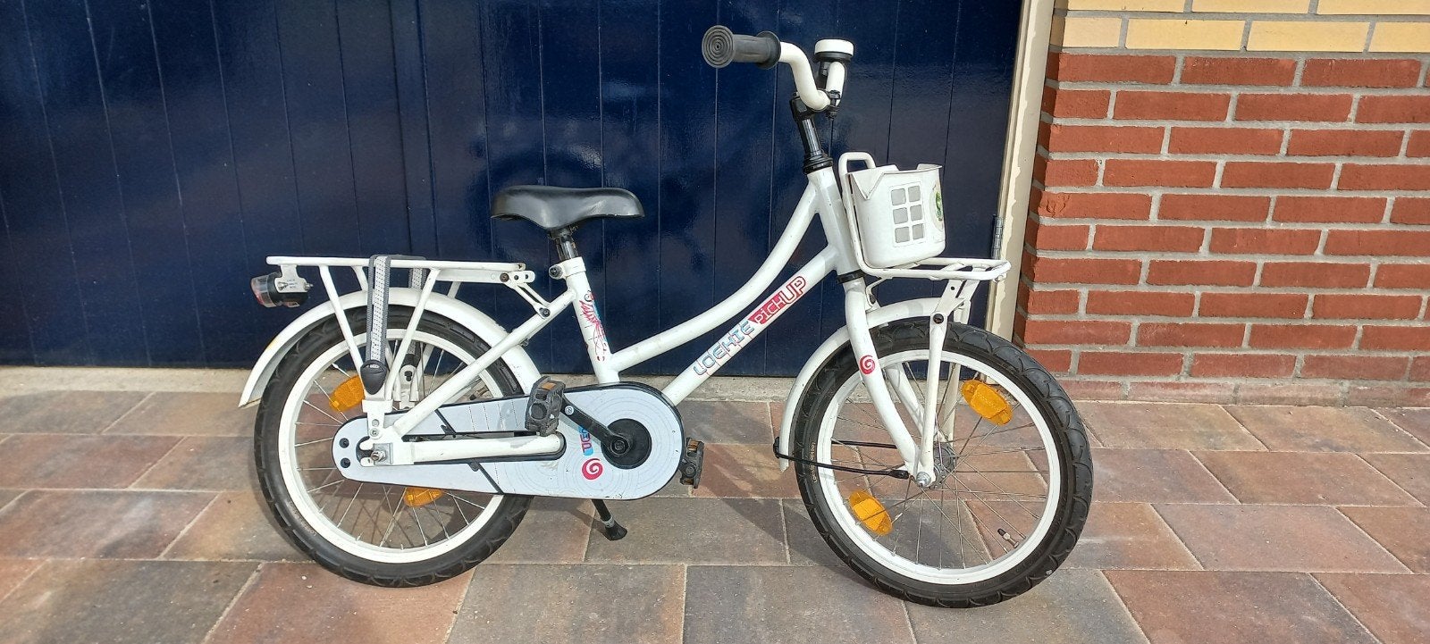 Loekie 16 inch kinderfiets, Fietsen en Brommers, Fietsen | Kinderfietsjes, Ophalen, Gebruikt, 16 tot 20 inch