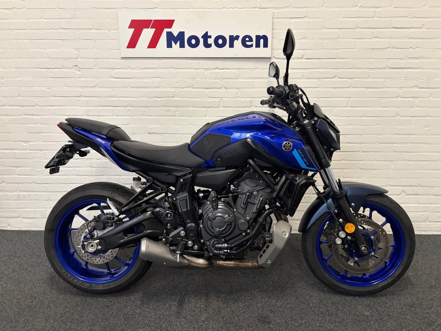 YAMAHA MT 07 (bj 2024) 9,155 km, 2 cilinders, Motorrijbewijs A, Bedrijf, Onbekend