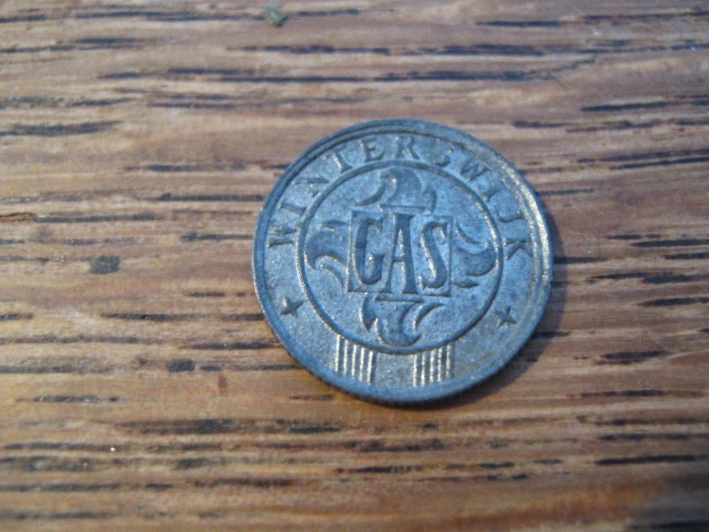 Gaspenning 10 Cent van Winterswijk, bezet Nederland,WW2 #593, Ophalen of Verzenden, Koningin Wilhelmina, 10 cent, Losse munt
