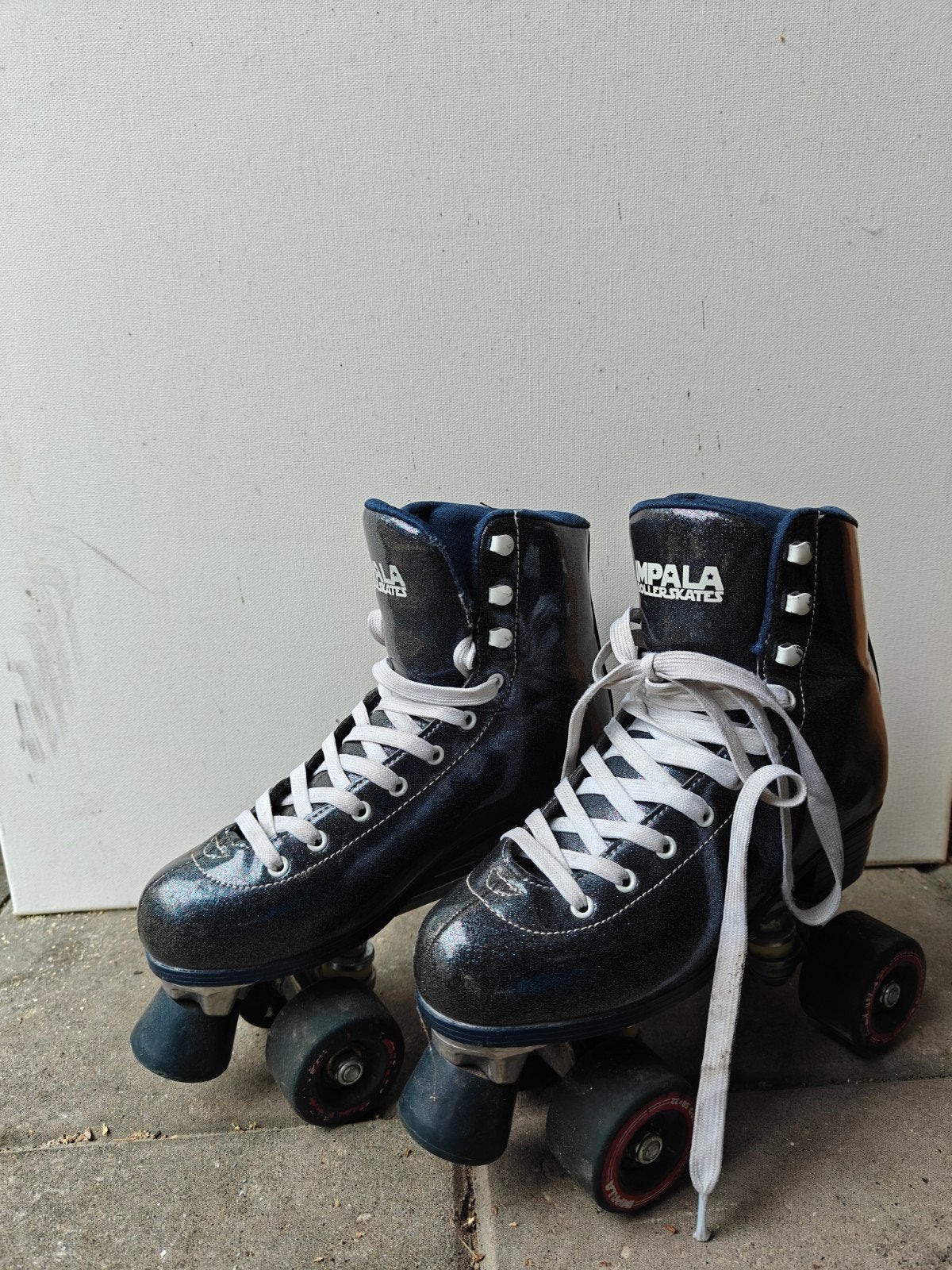 Impala Roller Skates - Maat 38 - Retro Glitter Zwart, Ophalen of Verzenden, Gebruikt, Dames