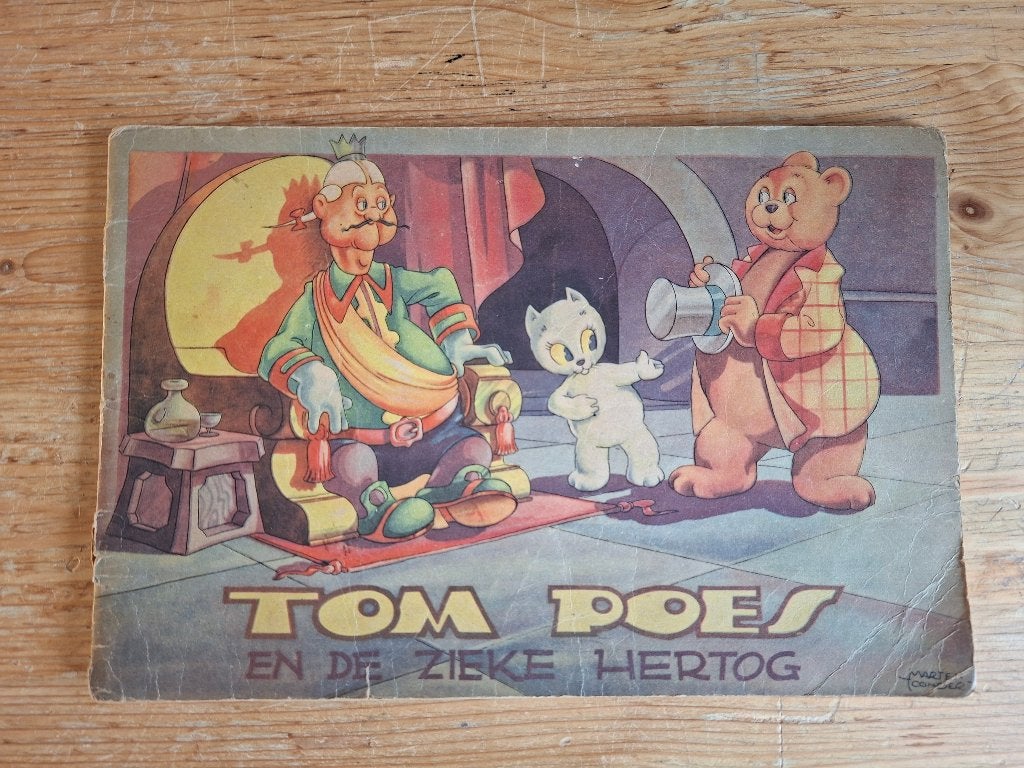 Tom Poes en de zieke hertog, Boeken, Gelezen, Eén stripboek, Ophalen of Verzenden, Toonder, Maarten