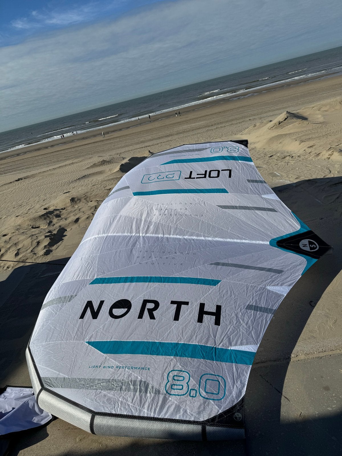 North Loft Pro 8.0 2026 met Shiftlock Bar en Trapeze Lijnen, Ophalen of Verzenden, Zo goed als nieuw