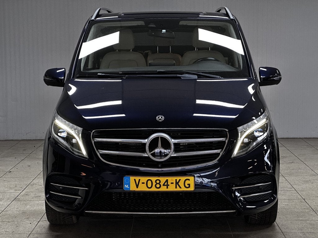 Mercedes-Benz V-Klasse 250d 4-MATIC Lang DC Avantgarde Editi, Auto's, Automaat, 15 km/l, Gebruikt, Blauw
