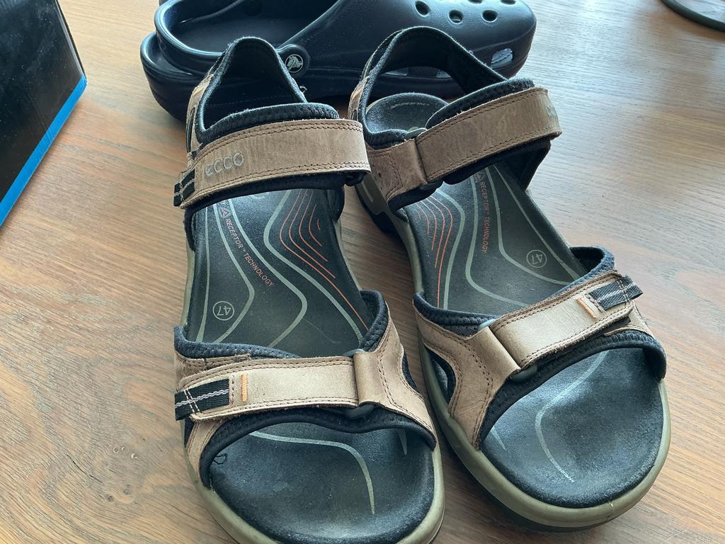 Ecco sandalen maat 47 - Zo goed als nieuw, Kleding | Heren, Schoenen, Ophalen of Verzenden, Zo goed als nieuw, Bruin, Sandalen