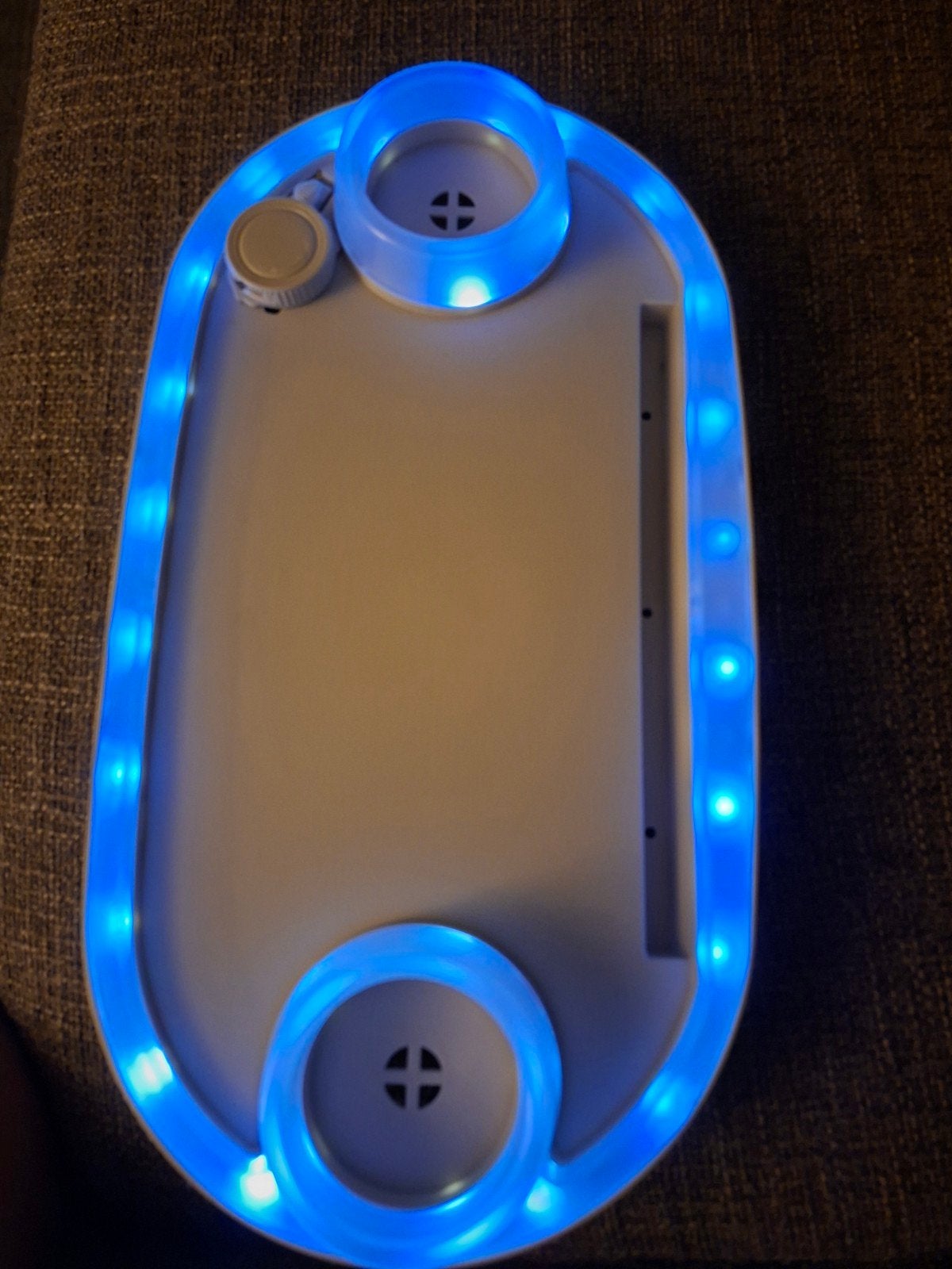 Dienblad met LED-verlichting en bekerhouders, Ophalen