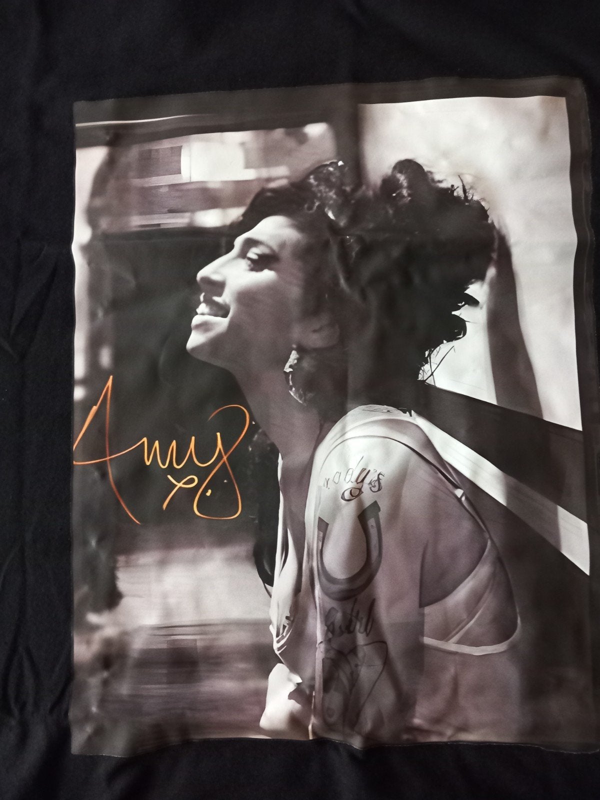 Amy Winehouse T-shirt Zwart Maat S, Zwart, Ophalen of Verzenden, Onbekend, Korte mouw