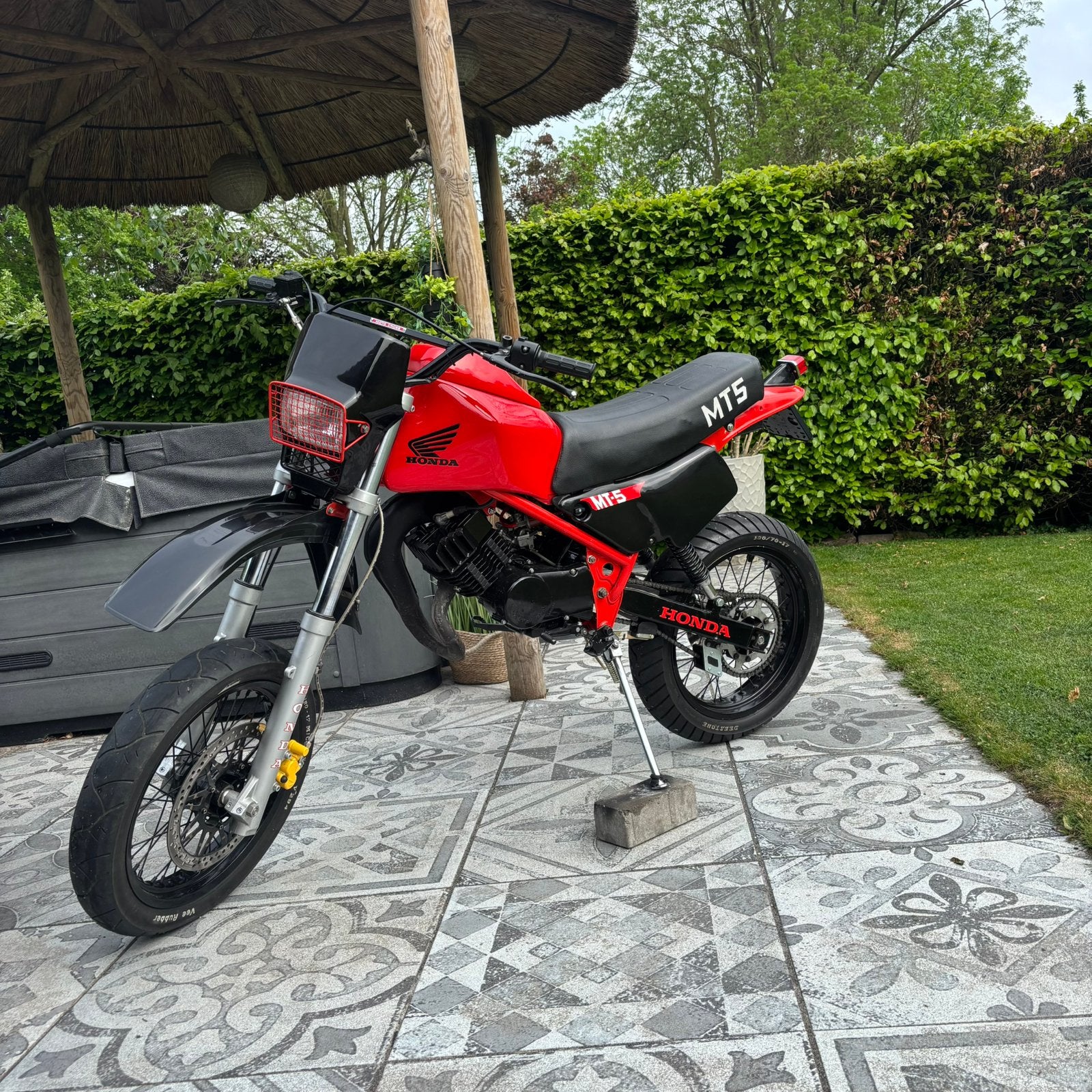 Honda MT5 Supermoto (brom), Fietsen en Brommers, Brommers | Crossbrommers, Ophalen of Verzenden, Zo goed als nieuw, Honda