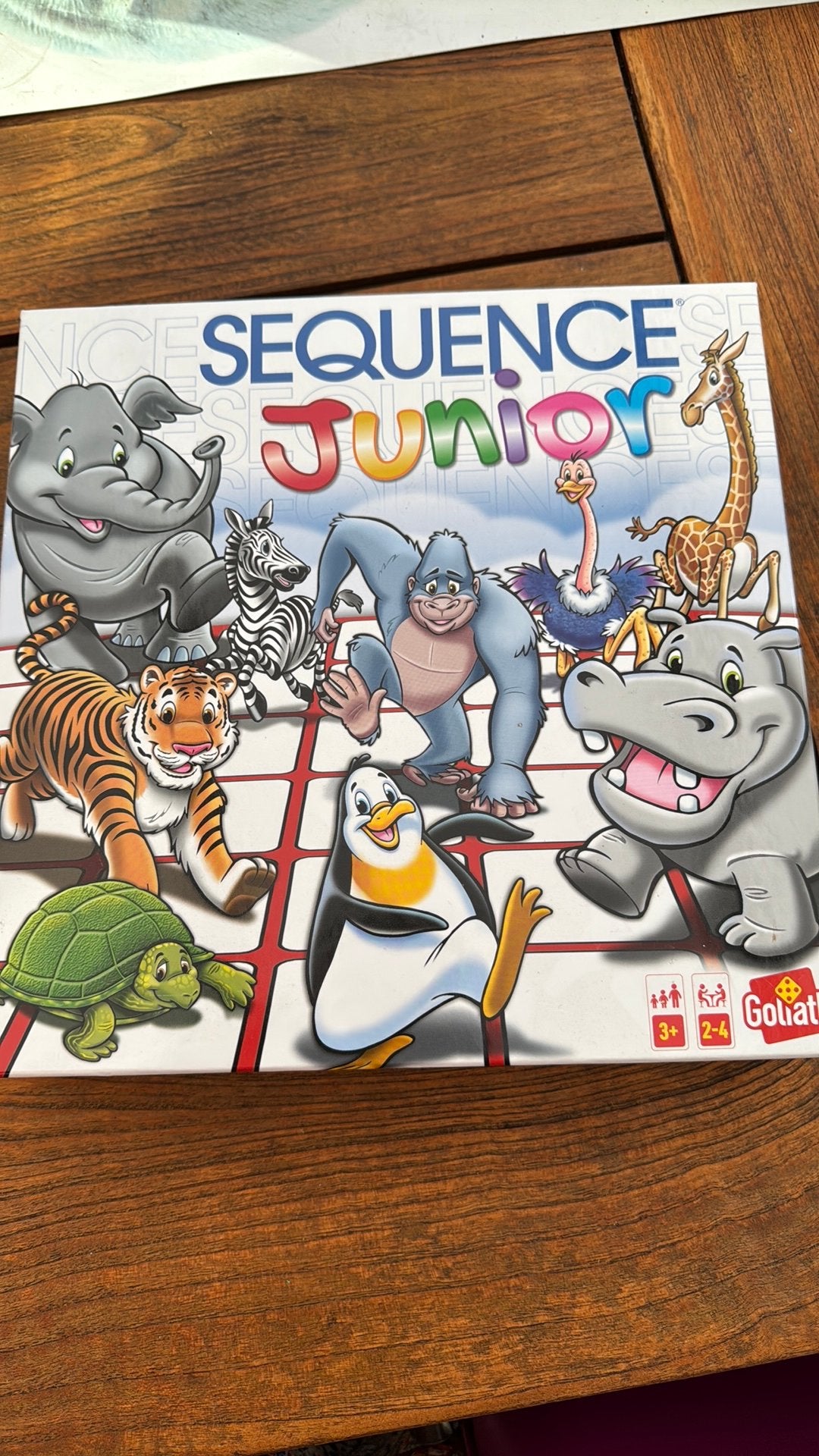 Sequence junior, Hobby en Vrije tijd, Gezelschapsspellen | Bordspellen, Ophalen of Verzenden, Zo goed als nieuw