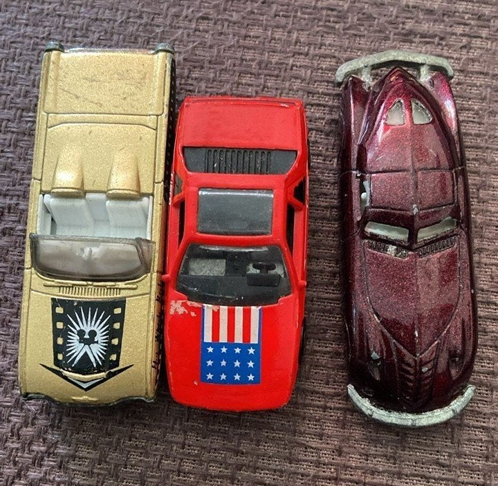 Vintage Hot Wheels T Bird Pontiac Phantom Corsair '84-'96, Ophalen of Verzenden