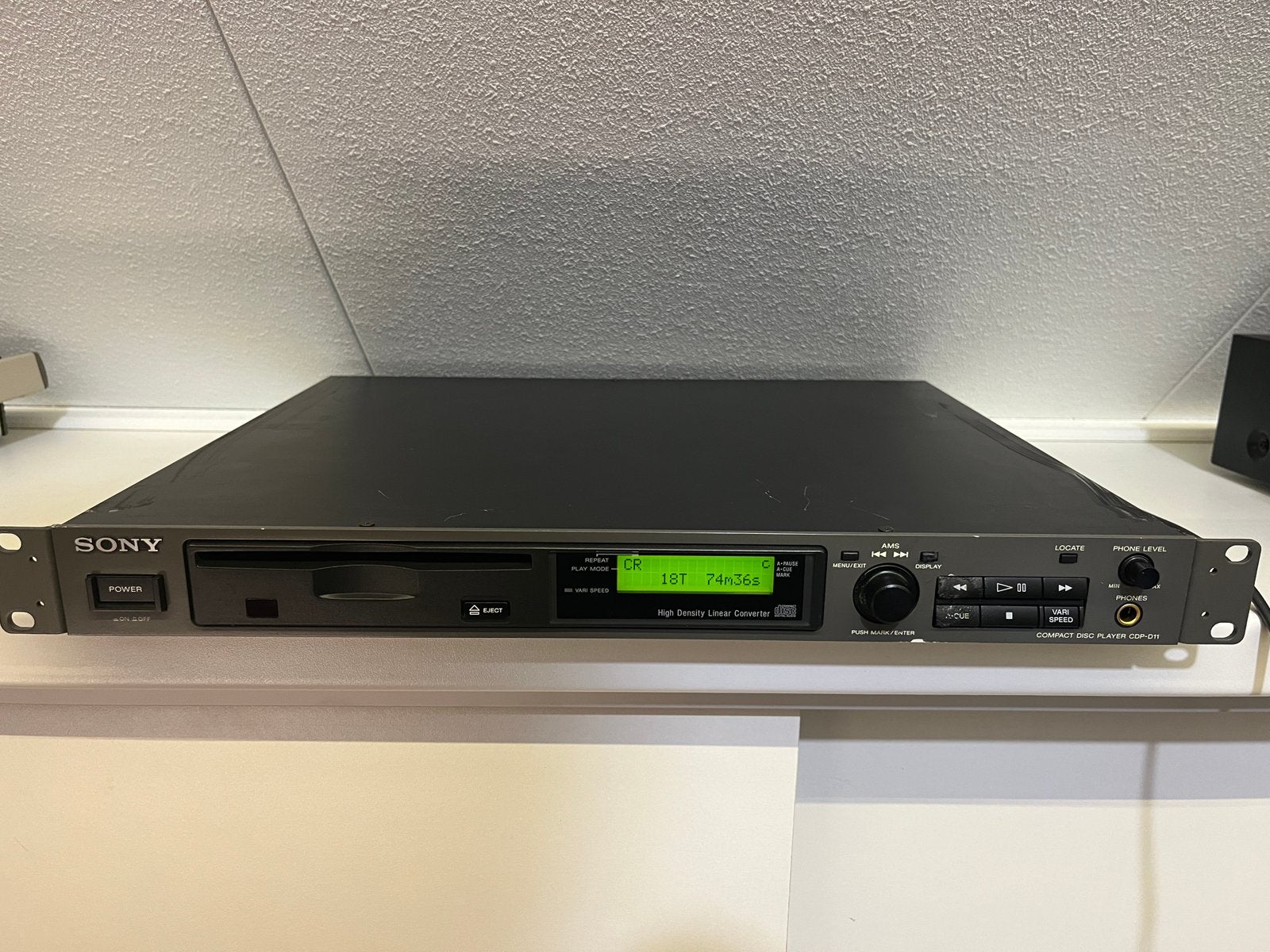 Sony CDP-D11 Professionele CD-speler, Ophalen of Verzenden, Gebruikt, Sony