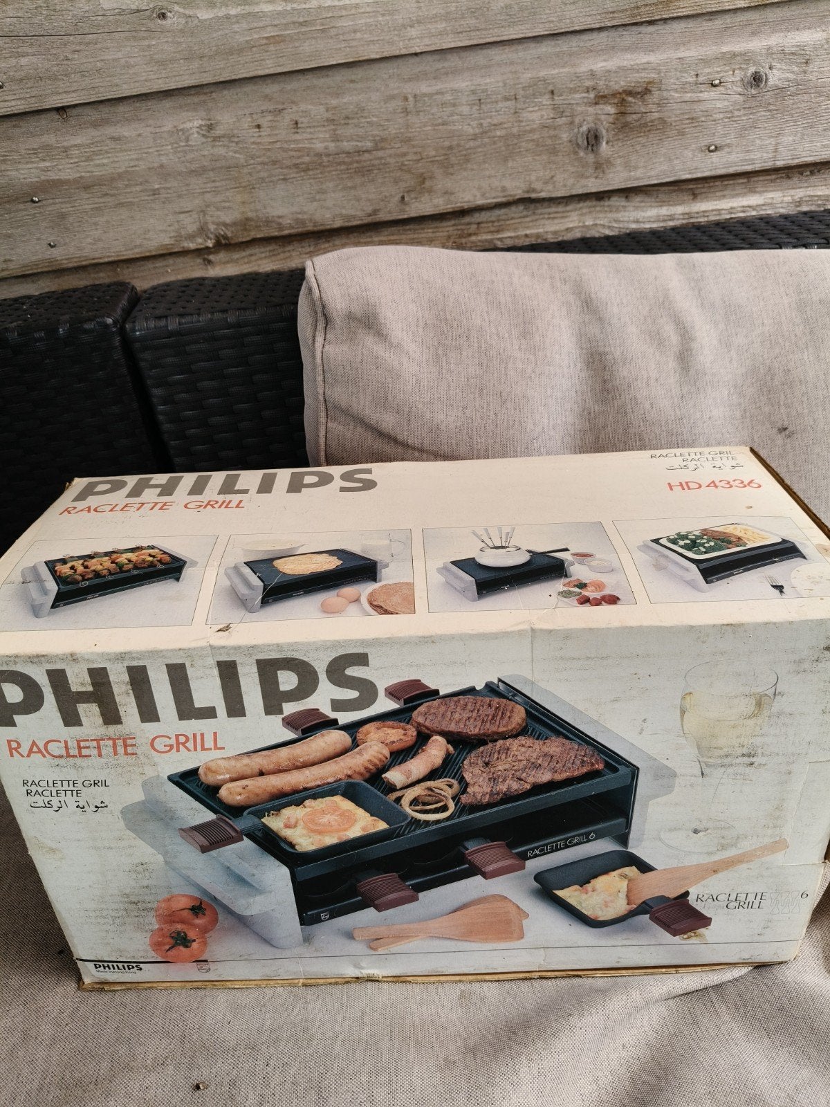 Philips Raclette Grill HD4336 - Gezellig tafelen, Ophalen, Gebruikt