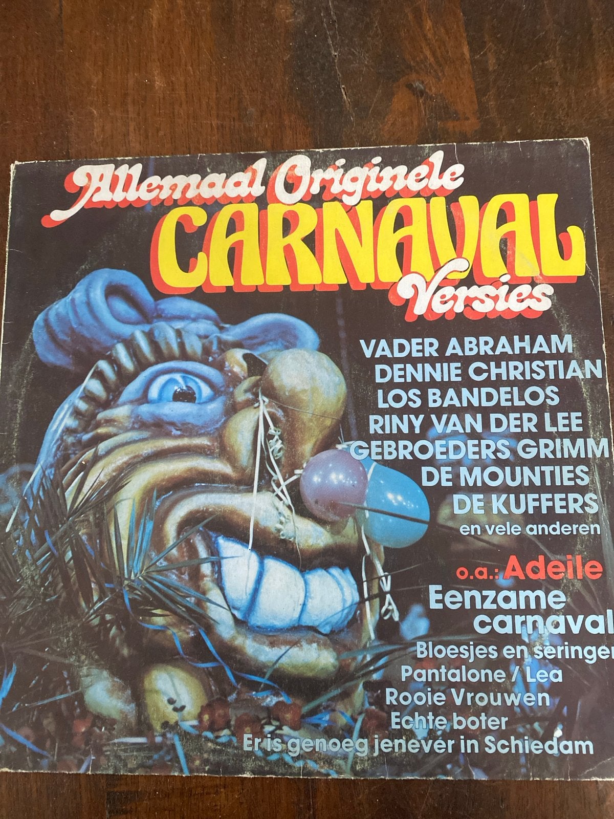 Allemaal Originele Carnaval Versies LP - Diverse Artiesten, Cd's en Dvd's, LP, Gebruikt, Ophalen of Verzenden, Feestmuziek