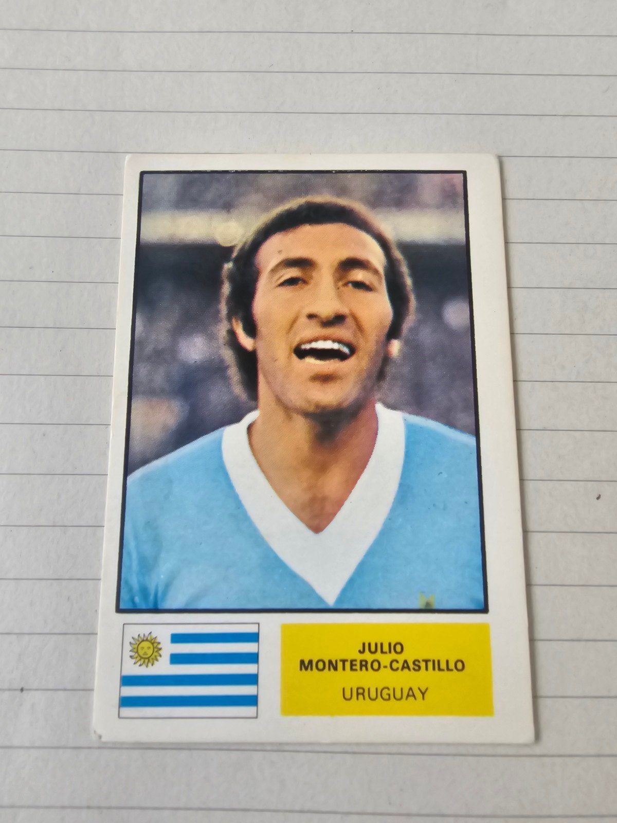 Julio Montero_Castillo Uruguay, Ophalen of Verzenden, Buitenlandse clubs, Poster, Plaatje of Sticker