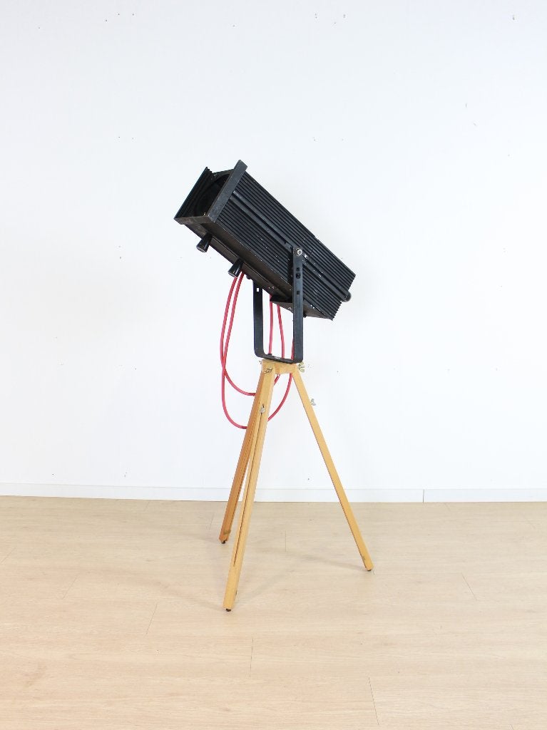 vintage theaterlamp op statief, Huis en Inrichting, Lampen | Vloerlampen, Ophalen, Minder dan 100 cm