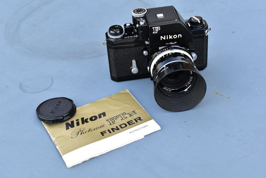 NIKON F Black camerabody, Audio, Tv en Foto, Fotocamera's Analoog, Ophalen, Gebruikt, Spiegelreflex, Nikon