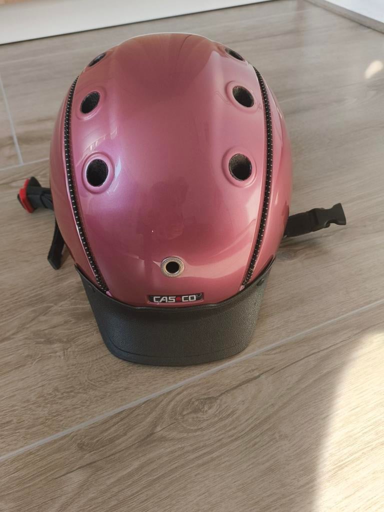 Roze paardrijhelm maat 52-56, Ophalen, Zo goed als nieuw, Dressuur, Cap
