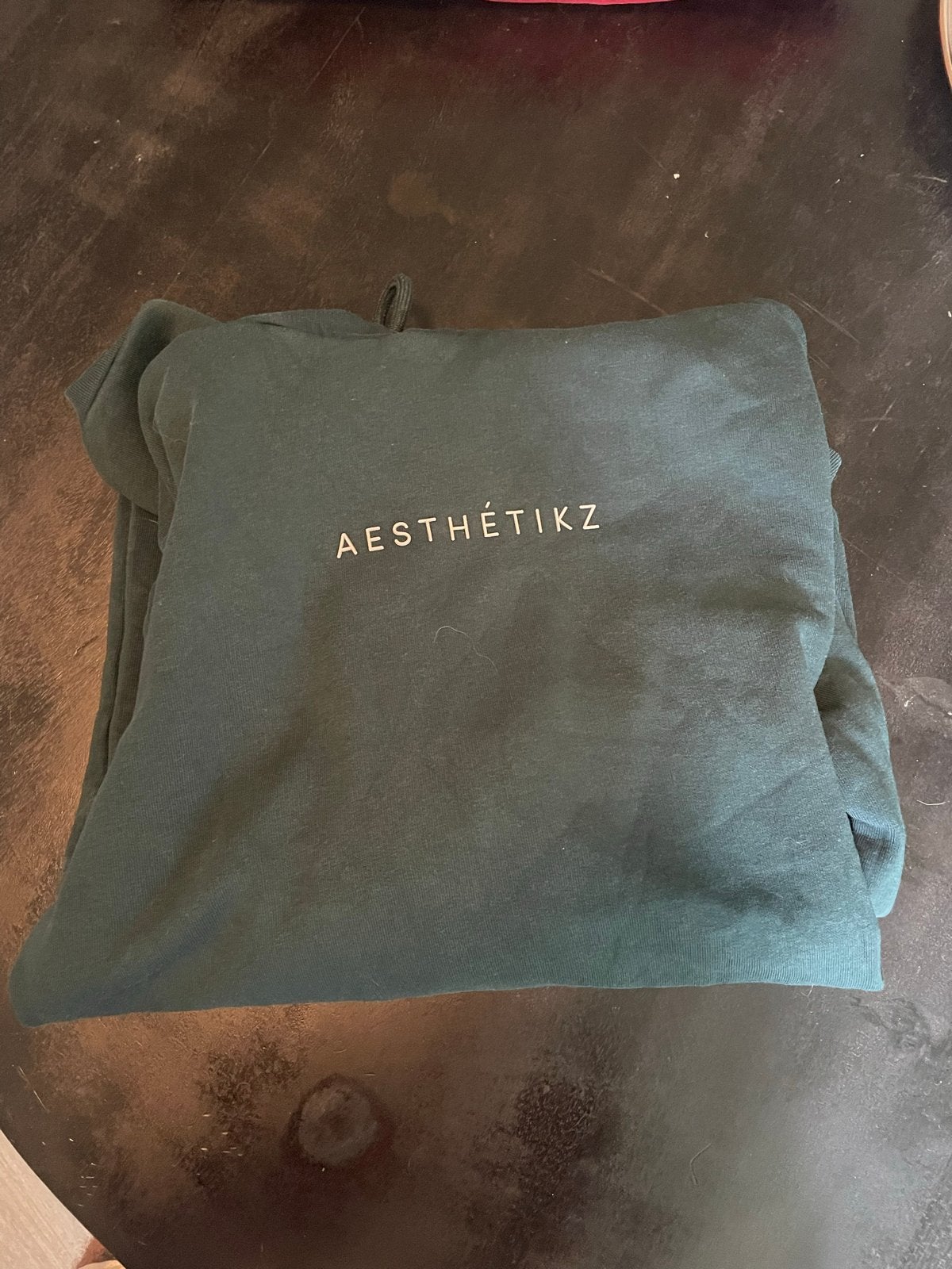 AESTHÉTIKZ Hoodie Maat M - Donkergroen, Ophalen of Verzenden, Zo goed als nieuw, Maat 38/40 (M), Groen