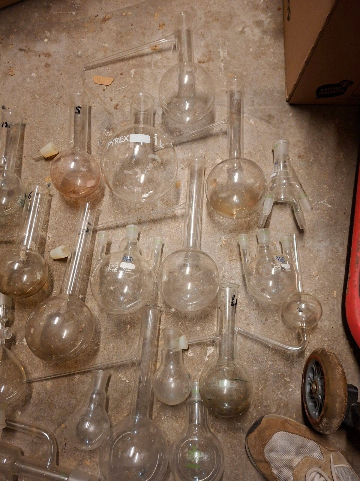 Laboratorium glaswerk, Antiek en Kunst, Verzenden
