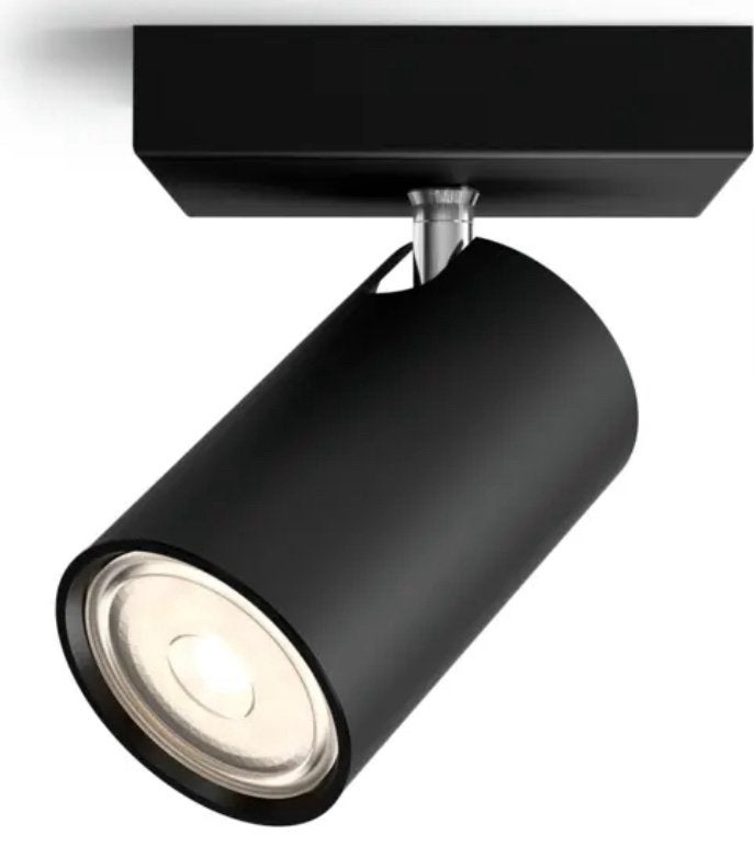 Philips kosipo spotje zwart nieuw in doos, Opbouwspot, Geschikt voor wandmontage, Nieuw, Ophalen of Verzenden